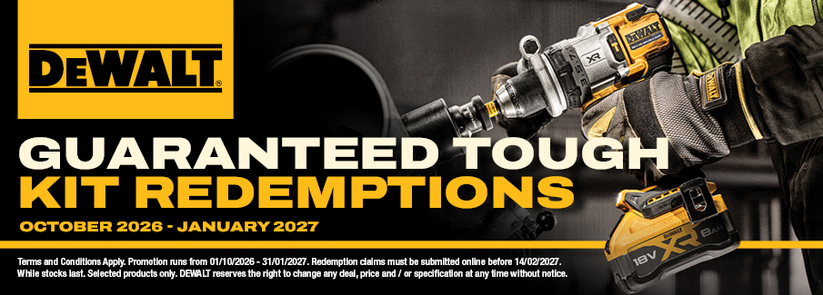 DEWALT Kit Q4 Redemption Offers 1 Oct 2026- 31 Jan 2027